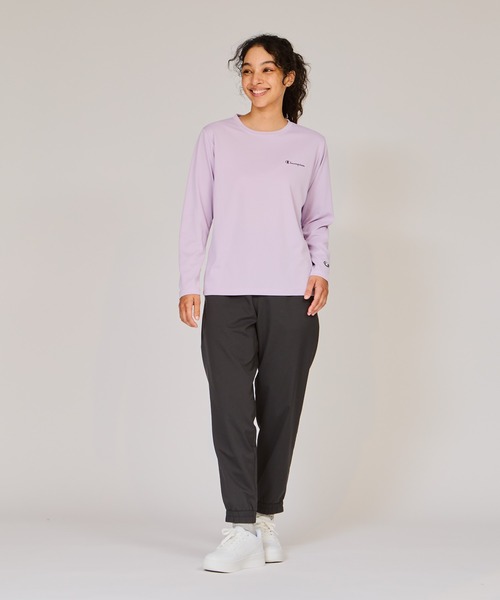 Champion(チャンピオン)の「【Champion/チャンピオン】レディース スポーツ ロングスリーブTシャツ(Tシャツ/カットソー・レディース・ホワイト/ブラック/ラベンダー/オレンジ系その他・LARGE/MEDIUM)」の9枚目の写真