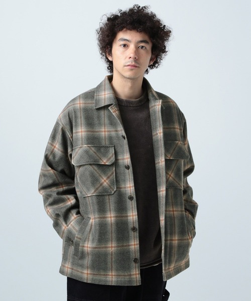 BAYFLOW Woolly Coat ベージュ BAYFLOW ブルゾン アウター WOOLYTEC/ウーリーテックブルゾン