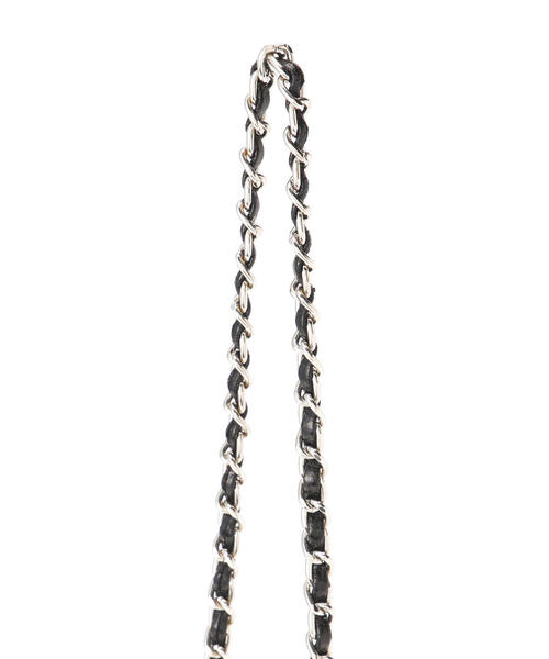 N.（N. Natural Beauty Basic）（エヌエヌナチュラルビューティーベーシック）の「◆メタリックキルトショルダーバッグ（ショルダーバッグ・レディース・ブラック/ゴールド・ﾌﾘ-）」の6枚目の写真