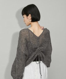 ADAM ET ROPE' | 【WEB限定】ダブルモヘヤ2WAYギャザープルオーバー(ニット/セーター)