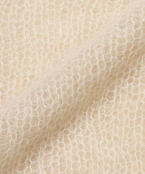 ADAM ET ROPE'(アダムエロペ)の「【WEB限定】ダブルモヘヤ2WAYギャザープルオーバー(ニット/セーター・レディース・チャコールグレー/ラベンダー/サックスブルー/ベージュ・FREE)」の6枚目の写真