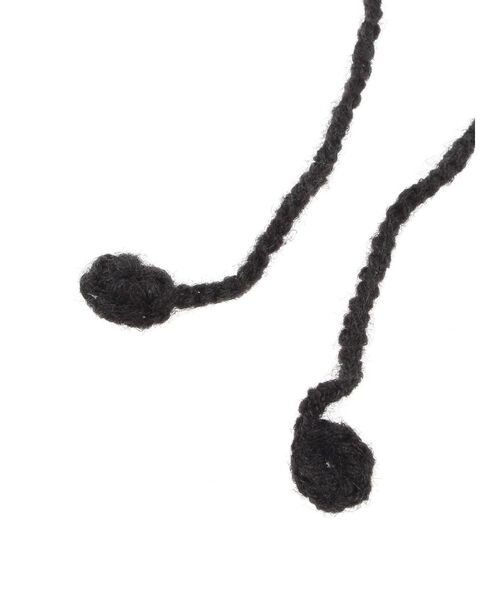 jouetie（ジュエティ）の「ローズモチーフニットチョーカー（チョーカー・レディース・オフホワイト/ブラック・FREE）」の5枚目の写真