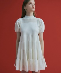 ✨未使用✨【eimy istoire】シアーニットフレアミニワンピース ブラック eimy istoire｜シアーニットフレアミニワンピース | Rakuten