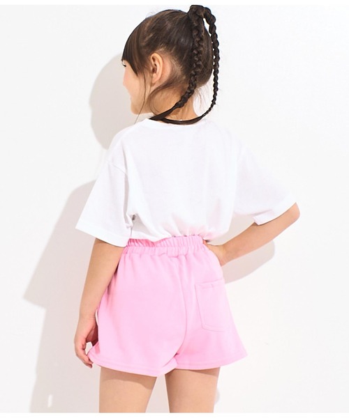 ANAP kids（アナップキッズ）の「ミニ裏毛スカパン（スカート・キッズ・ブラック/ピンク/ラベンダー・100cm/110cm/120cm/130cm）」の15枚目の写真