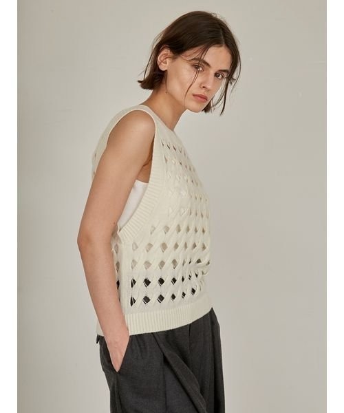 styling/（スタイリング）の「2WAYロープニットベスト（ベスト