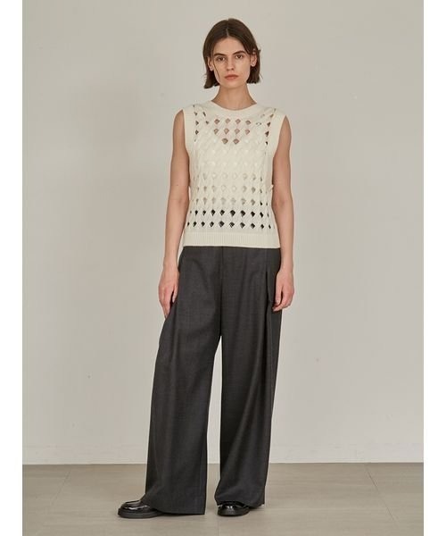 styling/ 2WAYロープニットベスト styling/（スタイリング）の「2WAYロープニットベスト（ベスト
