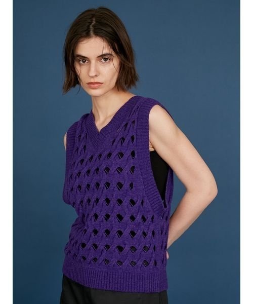 styling/ 2WAYロープニットベスト styling/（スタイリング）の「2WAYロープニットベスト（ベスト
