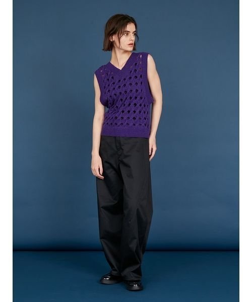 styling/（スタイリング）の「2WAYロープニットベスト（ベスト