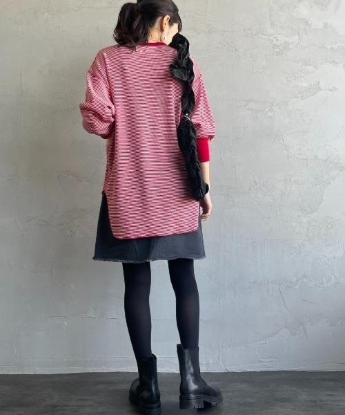 HEALTHKNIT/ヘルスニット] 別注 ヘンリーネック ワッフル
