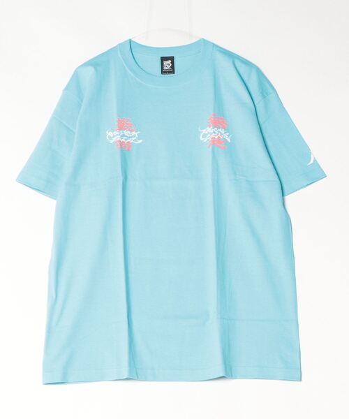Mag.(マグ)の「【KINJAZ】Graphic T(Tシャツ/カットソー・メンズ・ブラック/サックスブルー・LARGE/MEDIUM)」の2枚目の写真