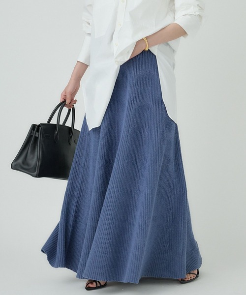 美品！定価約4万円 【Chaos/カオス】フォーフシルクスカート ロングスカート セール】Chaos(カオス)/フォーフシルクスカート（スカート）｜Chaos