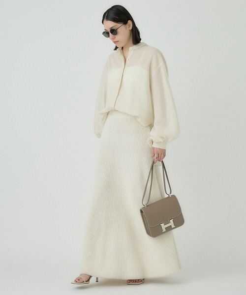 Chaos（カオス）の「Chaos(カオス)/フォーフシルクスカート（スカート・レディース・アイボリー/ブルー・FREE）」の17枚目の写真