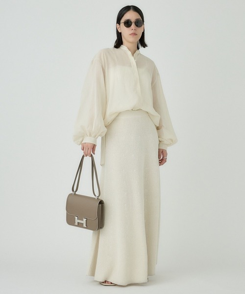 Chaos（カオス）の「Chaos(カオス)/フォーフシルクスカート（スカート・レディース・アイボリー/ブルー・FREE）」の16枚目の写真