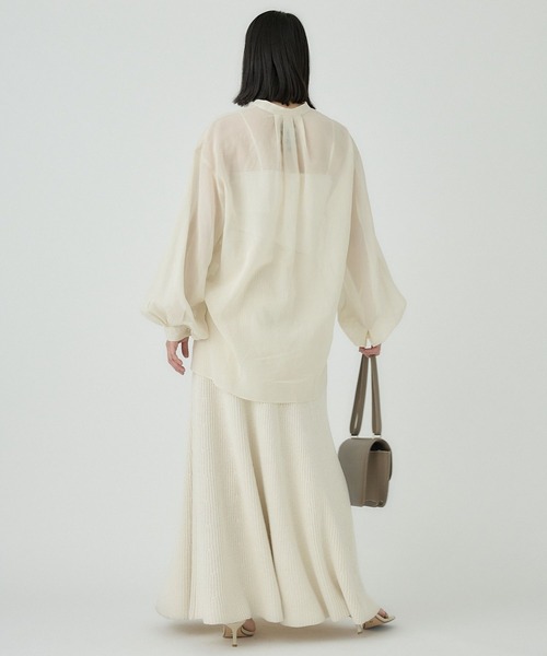 Chaos（カオス）の「Chaos(カオス)/フォーフシルクスカート（スカート・レディース・アイボリー/ブルー・FREE）」の14枚目の写真