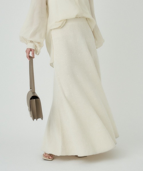 Chaos（カオス）の「Chaos(カオス)/フォーフシルクスカート（スカート・レディース・アイボリー/ブルー・FREE）」の13枚目の写真