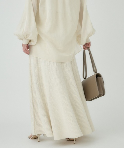 Chaos（カオス）の「Chaos(カオス)/フォーフシルクスカート（スカート・レディース・アイボリー/ブルー・FREE）」の11枚目の写真