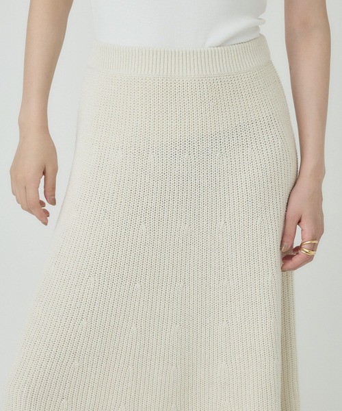 Chaos（カオス）の「Chaos(カオス)/フォーフシルクスカート（スカート・レディース・アイボリー/ブルー・FREE）」の6枚目の写真