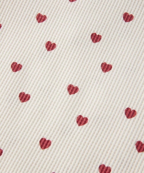 MILKFED.(ミルクフェド)の「FRILL HEART WAFFLE TOP(Tシャツ/カットソー・レディース・ネイビー/ブラウン/オフホワイト・ONE SIZE)」の12枚目の写真