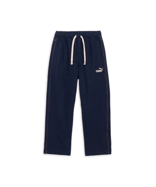 PUMA（プーマ）の「PUMA プーマ メンズ CORE HERITAGE デニムライク ニットパンツ（その他パンツ・メンズ・ブルー/ブラック/ネイビー・LARGE/XX-LARGE/MEDIUM/SMALL/X-LARGE）」の4枚目の写真
