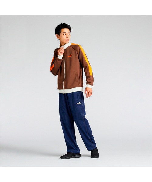 PUMA（プーマ）の「PUMA プーマ メンズ CORE HERITAGE デニムライク ニットパンツ（その他パンツ・メンズ・ブルー/ブラック/ネイビー・LARGE/XX-LARGE/MEDIUM/SMALL/X-LARGE）」の7枚目の写真