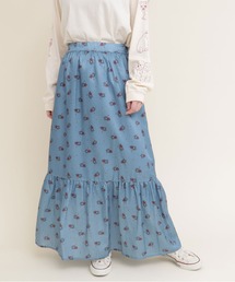 didizizi | 花束プリント　ギャザーSK(スカート)