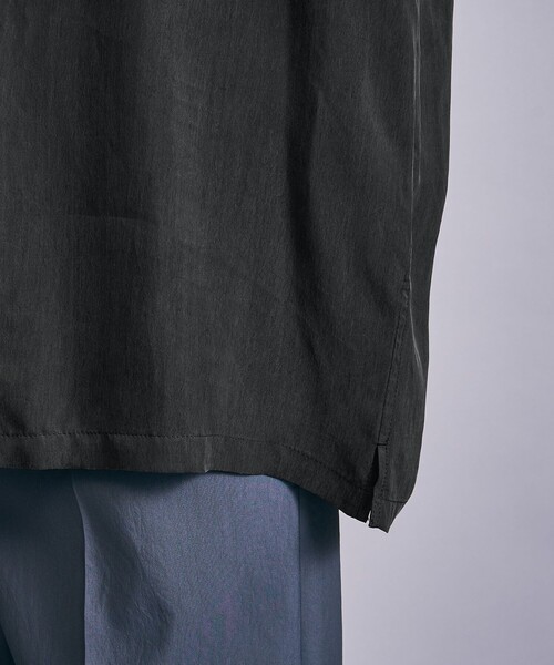 MONKEY TIME(モンキータイム)の「フィブリル キュプラ ツイル オープンカラー シャツ(シャツ/ブラウス・メンズ・ブラック/コバルトブルー・S/M/L/XL)」の17枚目の写真