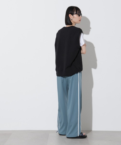Apo(s)ture（アポスチャー）の「ARIA-023/2WAYストレッチライントラックパンツ（その他パンツ・レディース・ブルーグリーン/スミクロ/ベージュ/グレー・XS/S/M/L/XL）」の12枚目の写真