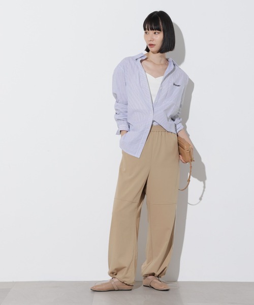 Apo(s)ture（アポスチャー）の「ARIA-023/2WAYストレッチライントラックパンツ（その他パンツ・レディース・ブルーグリーン/スミクロ/ベージュ/グレー・XS/S/M/L/XL）」の6枚目の写真