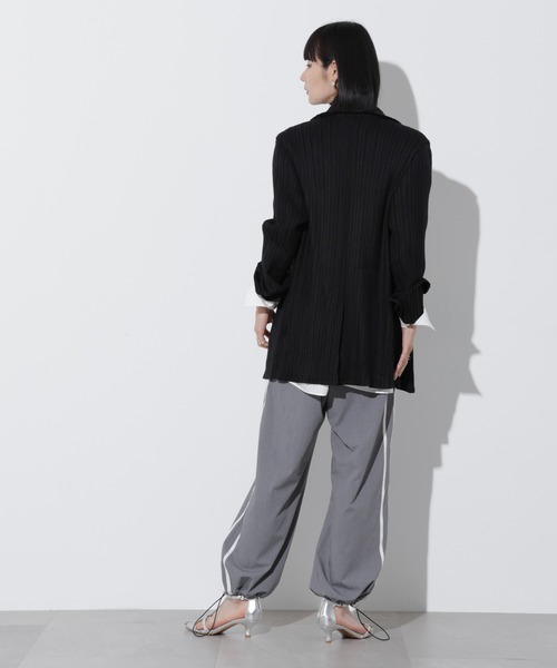 Apo(s)ture（アポスチャー）の「ARIA-023/2WAYストレッチライントラックパンツ（その他パンツ・レディース・ブルーグリーン/スミクロ/ベージュ/グレー・XS/S/M/L/XL）」の7枚目の写真