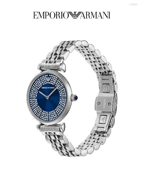 EMPORIO ARMANI(エンポリオアルマーニ)の「エンポリオ・アルマーニ 腕時計 レディース アナログ ステンレス AR11627(アナログ腕時計・レディース・シルバー・FREE)」の11枚目の写真
