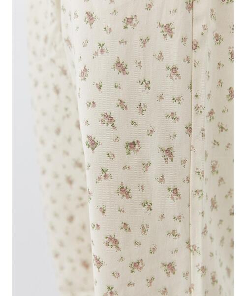 ehka sopo（エヘカソポ）の「花柄ツイルパンツ（その他パンツ・レディース・キナリ/グリーン・F）」の12枚目の写真