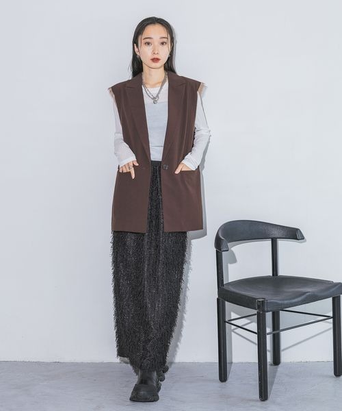 JEANASIS（ジーナシス）の「ハートロゴチャーム2レンネックレス/143894（ネックレス・レディース・シルバー/ブラック/シルバー系その他・FREE）」の13枚目の写真