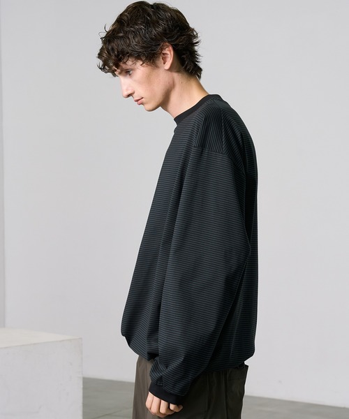 PUBLIC TOKYO（パブリックトウキョウ）の「ビューティーコットンコードロンTEE（Tシャツ/カットソー・メンズ・ブラック/ダークグリーン/ネイビー/グリーン/ダークブルー・1/2）」の22枚目の写真