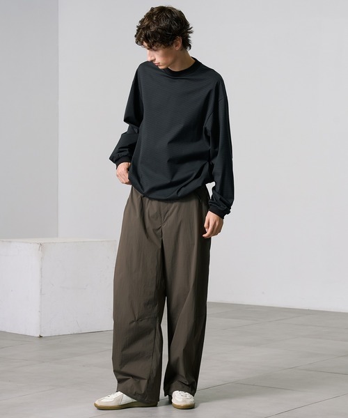 PUBLIC TOKYO（パブリックトウキョウ）の「ビューティーコットンコードロンTEE（Tシャツ/カットソー・メンズ・ブラック/ダークグリーン/ネイビー/グリーン/ダークブルー・1/2）」の20枚目の写真