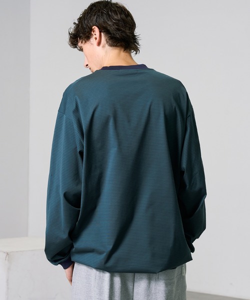 PUBLIC TOKYO（パブリックトウキョウ）の「ビューティーコットンコードロンTEE（Tシャツ/カットソー・メンズ・ブラック/ダークグリーン/ネイビー/グリーン/ダークブルー・1/2）」の15枚目の写真