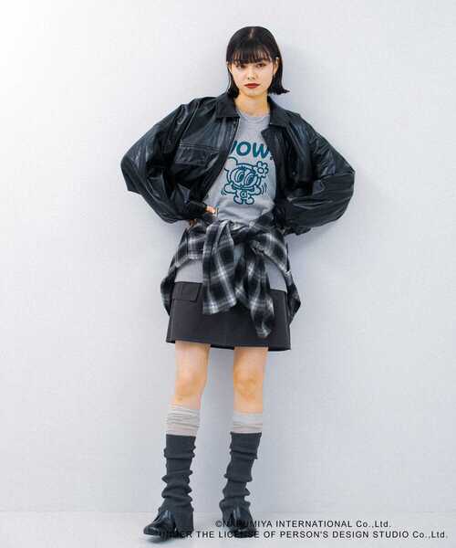 SENSE OF PLACE by URBAN RESEARCH（センスオブプレイスバイアーバンリサーチ）の「『別注』ANGEL BLUE×SOP　ルーズスウェット（スウェット・レディース・グレー/ブルー/オートミール・ONE）」の15枚目の写真