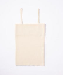 elegancese（エレガンセーゼ）の「【elegancese】Rib camisole　カシミヤ100%（キャミソール）」