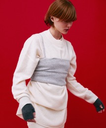 エレガンセーゼ elegancese 【elegancese】sheer knit vest （レッド） ALL ITEM – elegancese