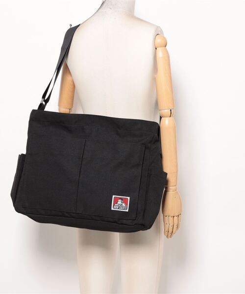 BEN DAVIS（ベンデイビス）の「【BEN DAVIS】POCKET BIG SHOULDER BAG（ショルダーバッグ・メンズ・ブラック・FREE）」の11枚目の写真