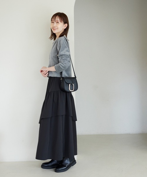 新品アルベロベロカットアウトワンピースチュニックカーディガン ROPÉ PICNIC R(ロペピクニック アール) / クロップドメッシュ