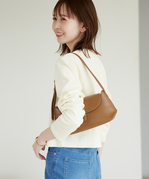 ROPE' PICNIC（ロペピクニック）の「パイルクロップドカーディガン（カーディガン/ボレロ・レディース・グレー/キナリ/ブラック・38）」の22枚目の写真