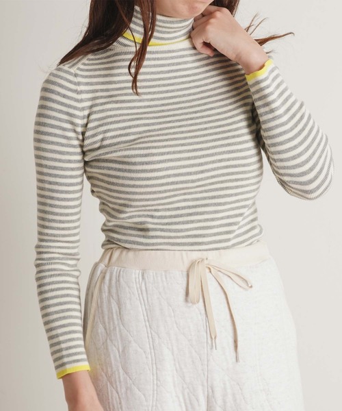 キッドブルー -２４コットンリブ -長袖トップス -KRAN526 -kidblue