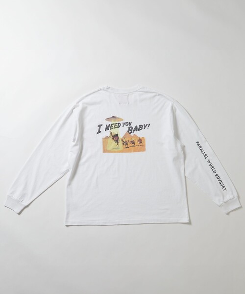 【セール】限定展開 I Need You Baby/アイニーヂューベイべー Pigment UFO L/S TEE（Tシャツ/カットソー）｜FREAK'S STORE（フリークスストア）