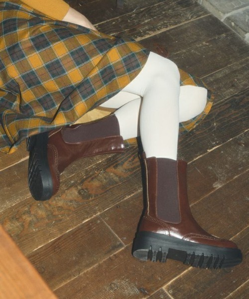 F i.n.t（フィント）の「ウイングチップチェルシーブーツ（ブーツ・レディース・ブラック/ブラウン・L/M/S）」の16枚目の写真