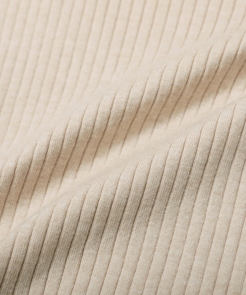 nouvellemoi（ヌーベルモイ）の「リブパイピングハイネックニット（ニット/セーター・レディース・アイボリー/ダークグリーン/ナチュラル/チャコール・M）」の12枚目の写真