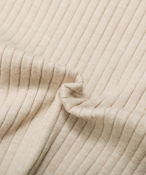 nouvellemoi（ヌーベルモイ）の「リブパイピングハイネックニット（ニット/セーター・レディース・アイボリー/ダークグリーン/ナチュラル/チャコール・M）」の13枚目の写真