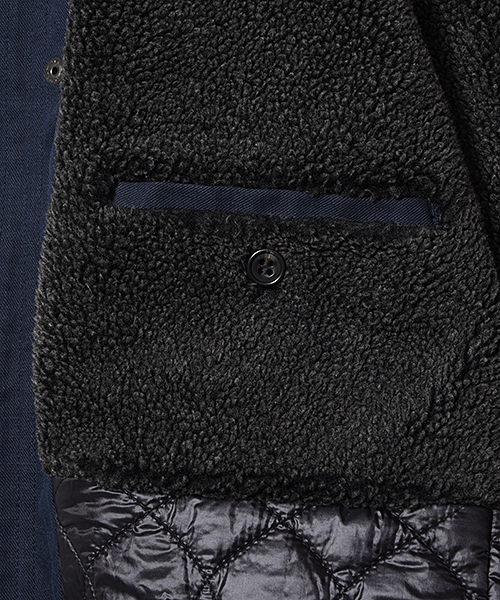 BRILLA per il gusto(ブリッラペルイルグースト)の「Brilla per il gusto / モッズコート(モッズコート・メンズ・オリーブ/ネイビー・SMALL/X-SMALL/LARGE/MEDIUM)」の9枚目の写真