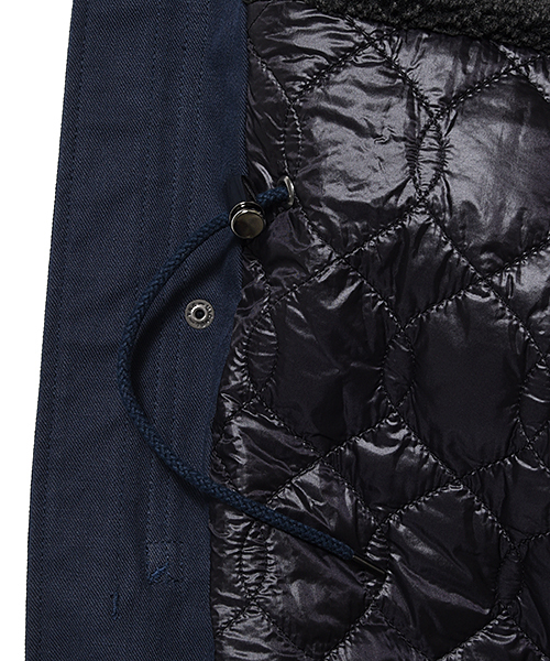 BRILLA per il gusto(ブリッラペルイルグースト)の「Brilla per il gusto / モッズコート(モッズコート・メンズ・オリーブ/ネイビー・SMALL/X-SMALL/LARGE/MEDIUM)」の10枚目の写真