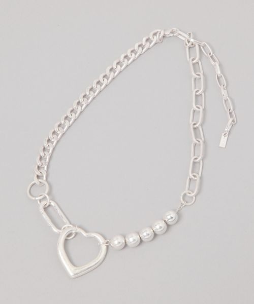 JEANASIS（ジーナシス）の「BIGハートリングネックレス/152481（ネックレス・レディース・シルバー系その他/シルバー・FREE）」の22枚目の写真