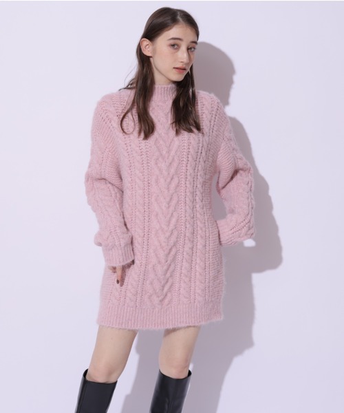 Rirandture（リランドチュール）の「ハートモチーフケーブルニット